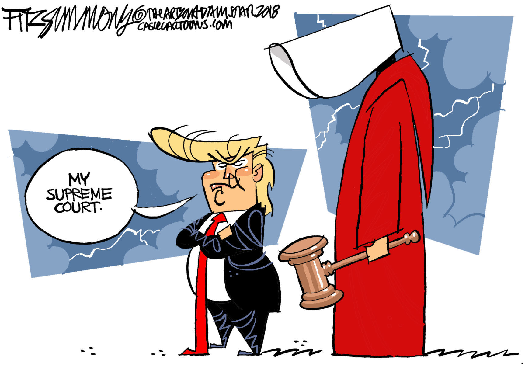 Daily Fitz Cartoon: Supreme Court